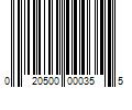 Barcode Image for UPC code 020500000355