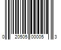 Barcode Image for UPC code 020505000053