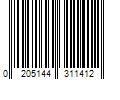 Barcode Image for UPC code 0205144311412