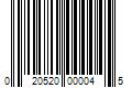 Barcode Image for UPC code 020520000045