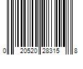 Barcode Image for UPC code 020520283158