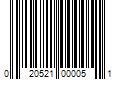 Barcode Image for UPC code 020521000051