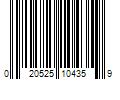 Barcode Image for UPC code 020525104359