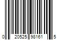 Barcode Image for UPC code 020525981615