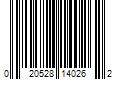 Barcode Image for UPC code 020528140262