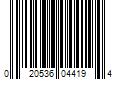 Barcode Image for UPC code 020536044194