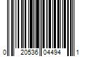 Barcode Image for UPC code 020536044941