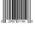 Barcode Image for UPC code 020537011508