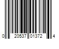 Barcode Image for UPC code 020537013724