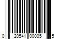 Barcode Image for UPC code 020541000055