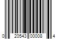 Barcode Image for UPC code 020543000084