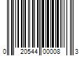 Barcode Image for UPC code 020544000083