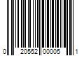 Barcode Image for UPC code 020552000051