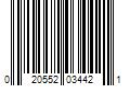 Barcode Image for UPC code 020552034421