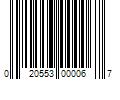 Barcode Image for UPC code 020553000067