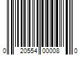 Barcode Image for UPC code 020554000080