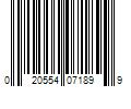 Barcode Image for UPC code 020554071899