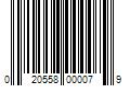 Barcode Image for UPC code 020558000079