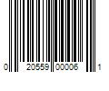 Barcode Image for UPC code 020559000061