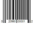 Barcode Image for UPC code 020560000012