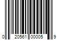 Barcode Image for UPC code 020561000059