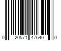 Barcode Image for UPC code 020571476400