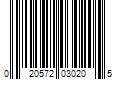 Barcode Image for UPC code 020572030205