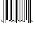 Barcode Image for UPC code 020600000040