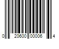 Barcode Image for UPC code 020600000064