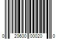 Barcode Image for UPC code 020600000200