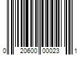 Barcode Image for UPC code 020600000231