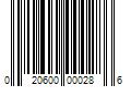 Barcode Image for UPC code 020600000286