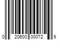 Barcode Image for UPC code 020600000729