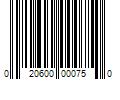 Barcode Image for UPC code 020600000750