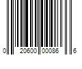 Barcode Image for UPC code 020600000866