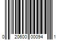 Barcode Image for UPC code 020600000941