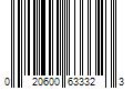 Barcode Image for UPC code 020600633323