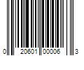 Barcode Image for UPC code 020601000063