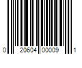 Barcode Image for UPC code 020604000091