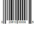 Barcode Image for UPC code 020610000085