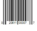 Barcode Image for UPC code 020611000077