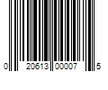 Barcode Image for UPC code 020613000075