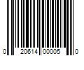 Barcode Image for UPC code 020614000050