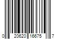 Barcode Image for UPC code 020620166757