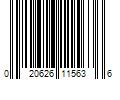 Barcode Image for UPC code 020626115636