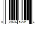 Barcode Image for UPC code 020626155014