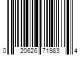 Barcode Image for UPC code 020626719834