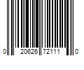 Barcode Image for UPC code 020626721110