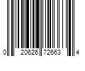 Barcode Image for UPC code 020626726634