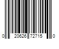 Barcode Image for UPC code 020626727150